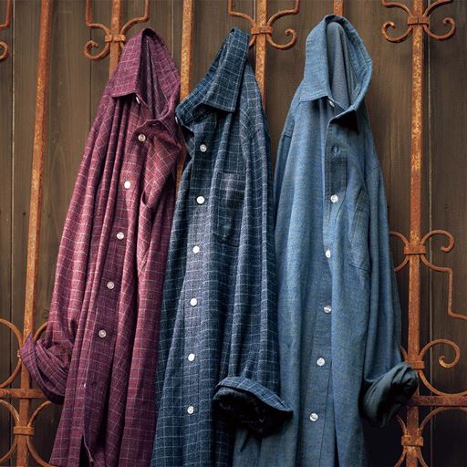 (左から)ボルドー系、ネイビー系、サックス系