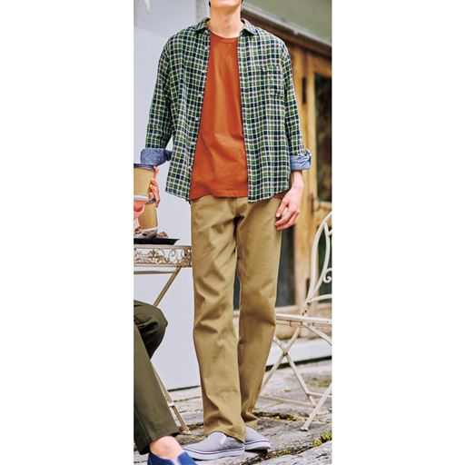 ディープオレンジ コーディネート例