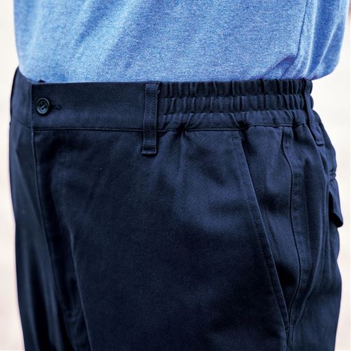 ネイビー系<br>ウエストゴムでラクラ