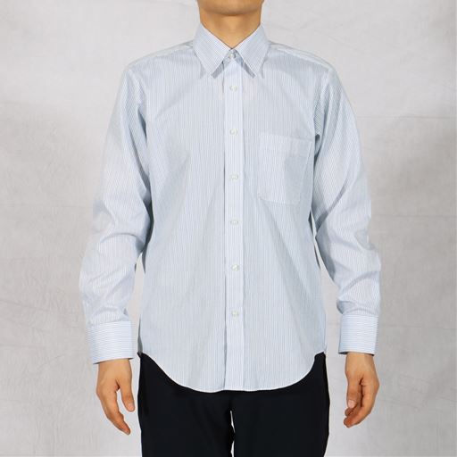 フロント<br>ストライプA(レギュラー衿)