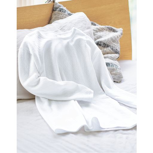 肌ざわりが愛される、綿100%キルトの質感