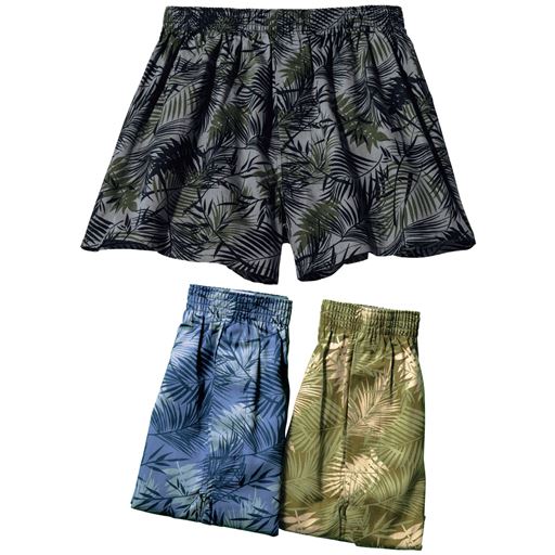 カラー:P(色違い3枚組)ブラック系×ネイビー系×グリーン系