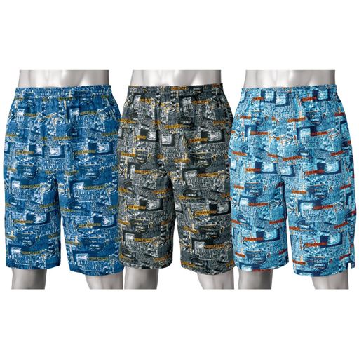 カラー:L(ネイビー系×ブラック系×ブルー系)(色違い3枚組)