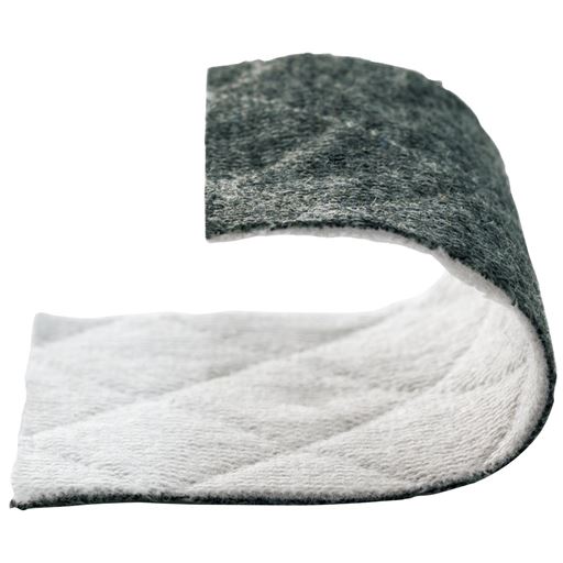 表側 肌側 肌側は心地よい綿100%。