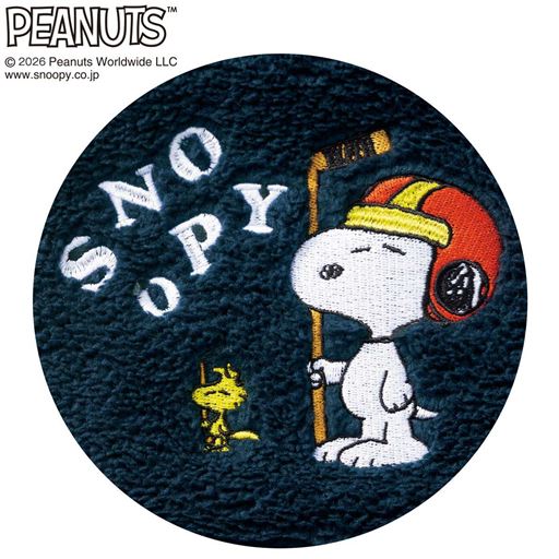 ネイビーブルー 刺しゅうアップ