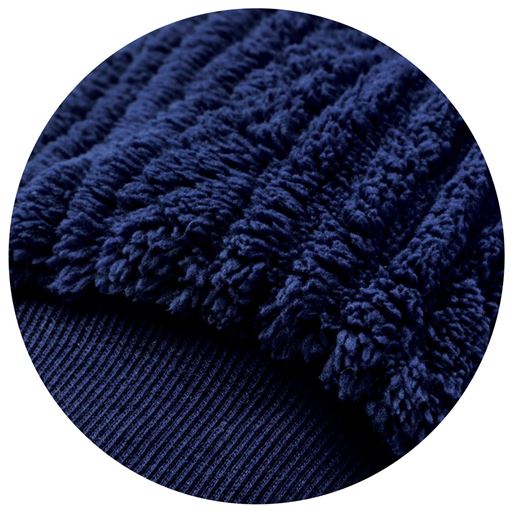 ネイビー 生地アップ