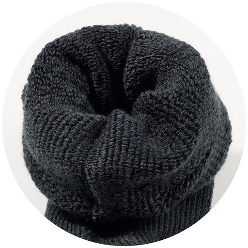 厚手のパイル地で足底からあったか!