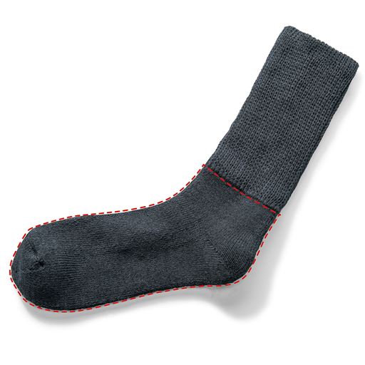 赤点線…厚地パイル部分