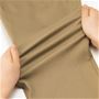 サンドベージュ<br>ヨコストレッチで動きやすい