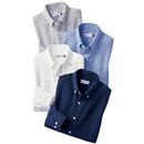 綿１００％ライトオックスフォードシャツ（長袖）