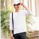 綿１００％クルーネックＴシャツ（７分袖）