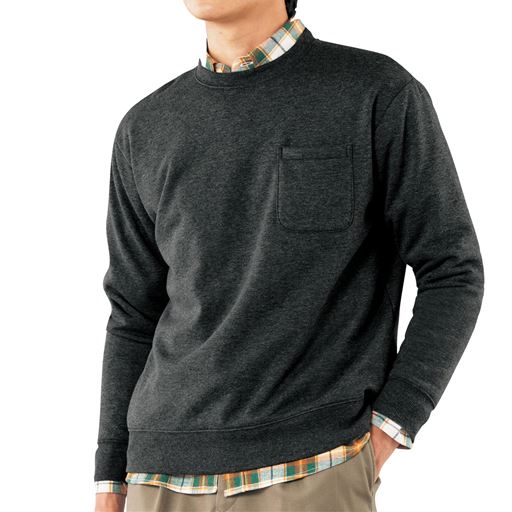 裏シャギースウェットトレーナー