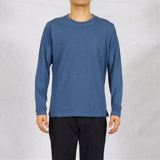 フロント<br>アッシュブルー着用