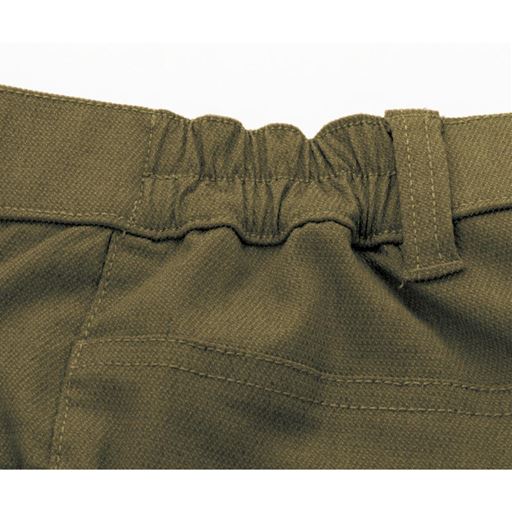 バックスタイルがスッキリ見えるサイドゴム。<br>※イメージ写真です。このカラーは販売しておりません。