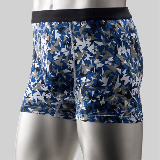 A(色・柄違い3枚組)<br>ブルー系(迷彩調柄)