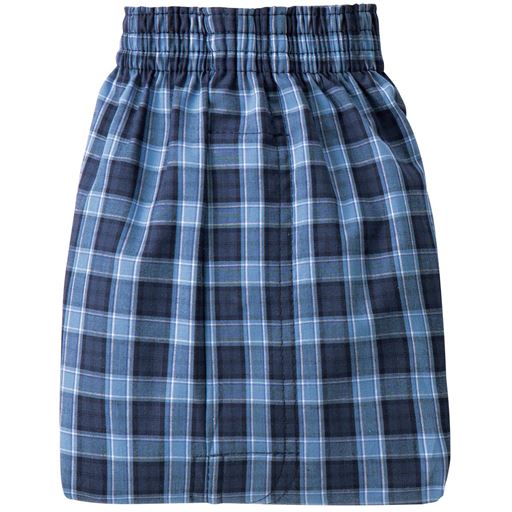 A(色・柄違い3枚組)ネイビー系(チェック柄)