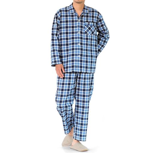 B(ネイビー系チェック) コーディネート例