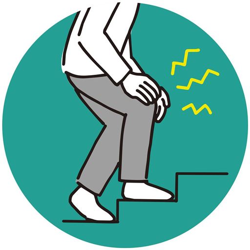 ひざへ負担を軽減