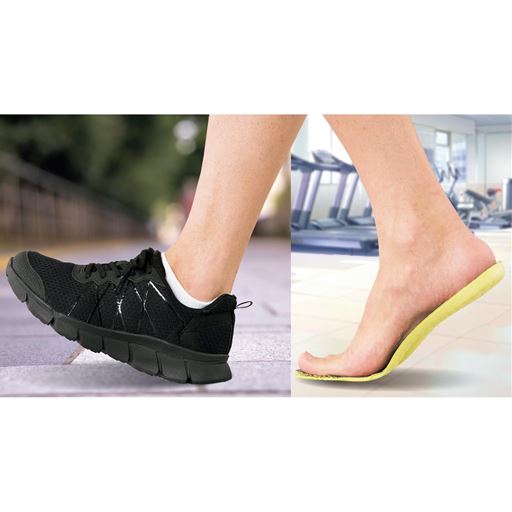 ブラック このソールが、運動効果を高める!