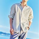 プリント柄レギュラーカラーシャツ（長袖）