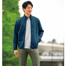 ドライ・軽量・カットソー素材ジャケット(吸汗・速乾機能付き)