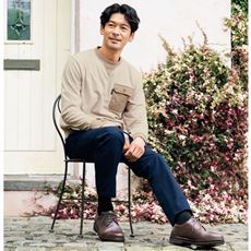 変わり織りドビーストレッチパンツ