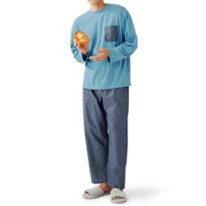 綿100%Tタイプパジャマ(男女兼用)