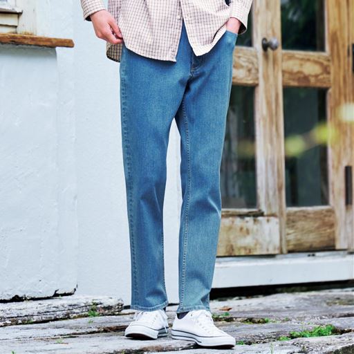 ストレッチ・スリムテーパードジーンズ(11.5oz)/パンツリサーチ該当商品