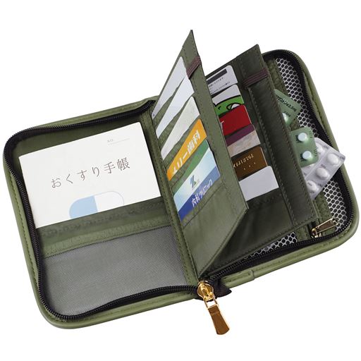 牛革お薬手帳カバー