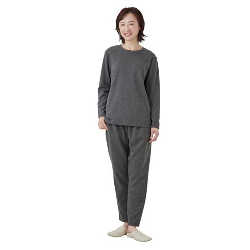 着用例<br>リカバリー長袖シャツ(SK-802グレーモク)とのセットアップ