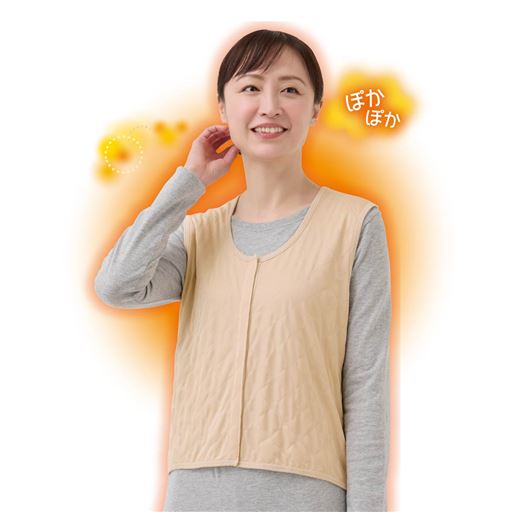 薄手なのに見た目以上の暖かさ!インナーベスト