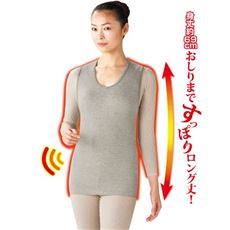 【ネット限定】備長炭あたたかロングベスト