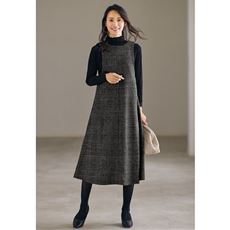 グレンチェックジャンパースカート