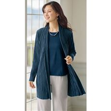 プリーツ風カットソーアンサンブル