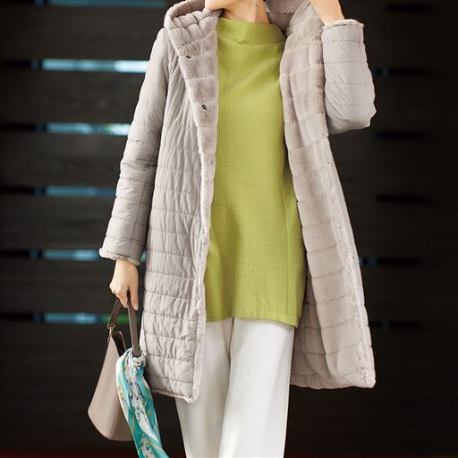 エコファーリバーシブルコート