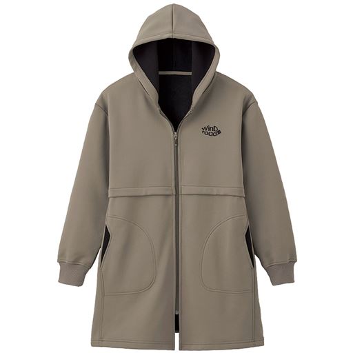 モカ<br>裏側の生地が見えてアクセントに