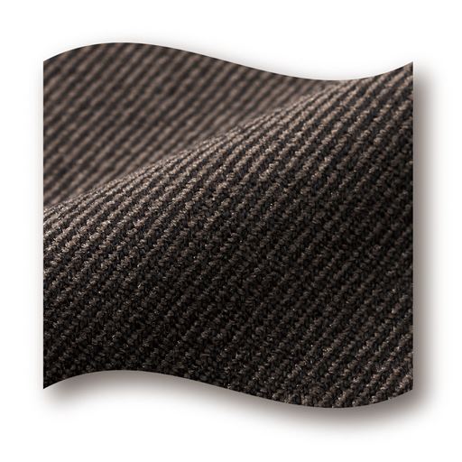 表生地拡大  表側は上品な綾織素材