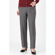 股上深めウール調総ゴムパンツ