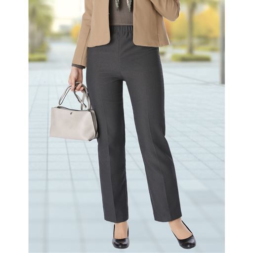 【日本製】裏起毛総ゴムパンツ