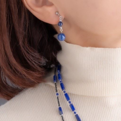 ネックレス(NU-630)をセットで使うとコーディネートの幅が広がります。