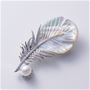シェル フェザーモチーフブローチ