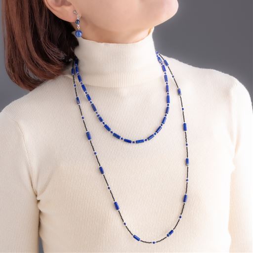 ラピスラズリネックレス2本組