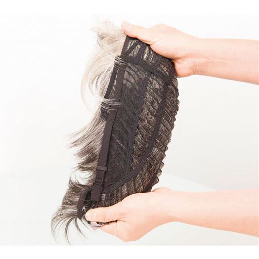 柔らかいウィッグネットで着脱簡単