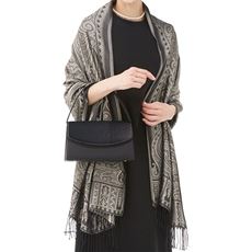 シルク100%ジャカードストール