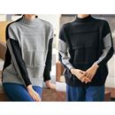 前後２ＷＡＹ配色セーター