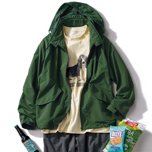 ダークグリーン コーディネート例