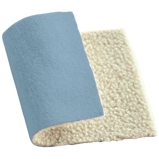 サックス ふんわりあったか裏フリース 軽くてあたたかく優しい肌ざわりが気持ちいい。