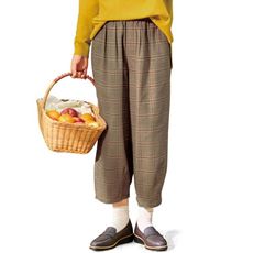 綿100%ゆったりバルーンパンツ(秋冬用・ゆったりシルエット)