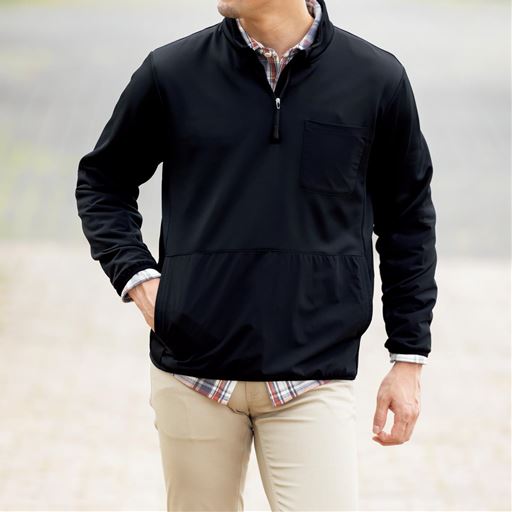 (プルオーバー)ブラック<br>コーディネート例