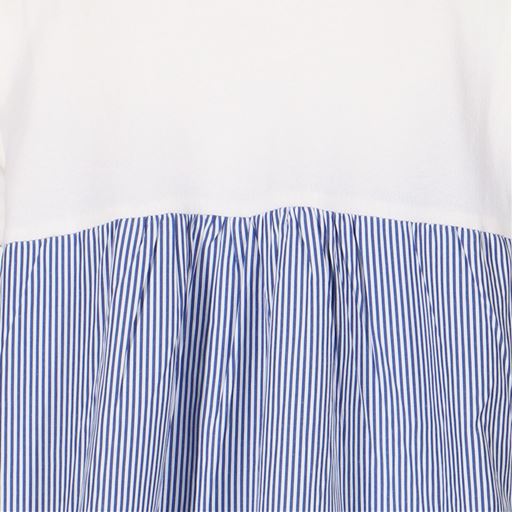 異素材切り替えニット<br>ギャザー